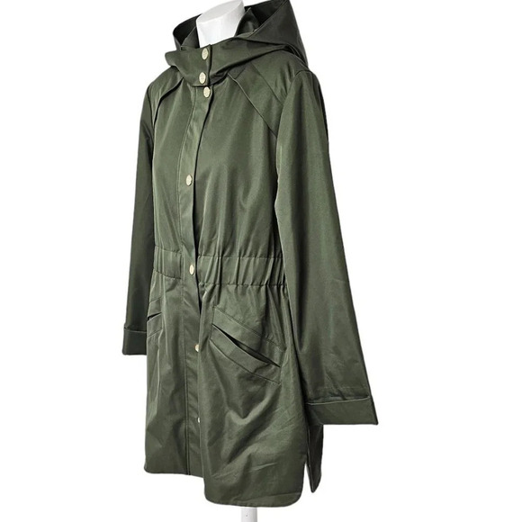 Ted Baker Women's Jaylene Lightweight Hooded Parka Utility Size 1 US Size 4 - Picture 8 of 13